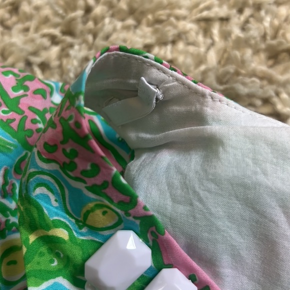 Lilly Pulitzer Alligator Print Shift Dress - Picture 8 of 11